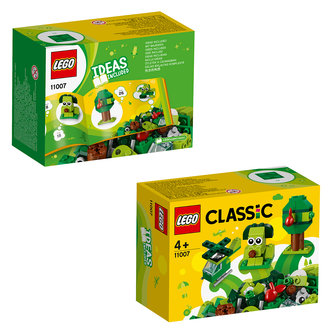 Lego Classic 11007 Yaratıcı Yeşil Yapım Parçaları