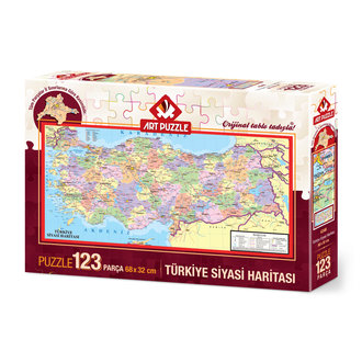 Art Puzzle Türkiye Siyasi Haritası