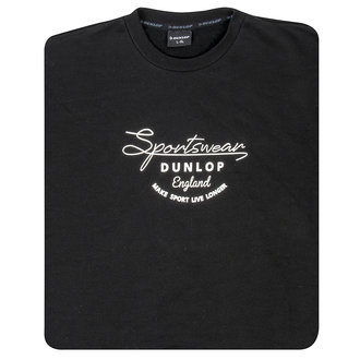 Dunlop Kadın Bisiklet Yaka Sweatshirt Siyah