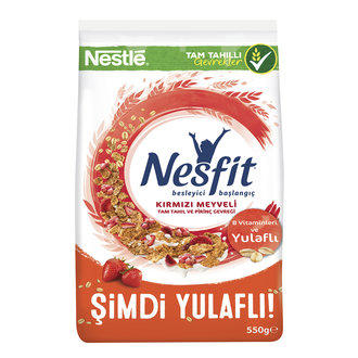 Nestle Nesfit Kırmızı Meyveli Tahıl Gevreği 550 G
