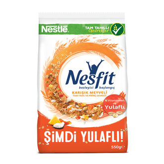 Nestle Nesfit Karışık Meyveli Tahıl Ve Pirinç Gevreği 550 G