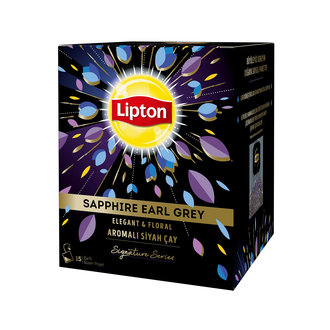 Lipton Sapphire Earl Grey Siyah Çay 15'li 30 G