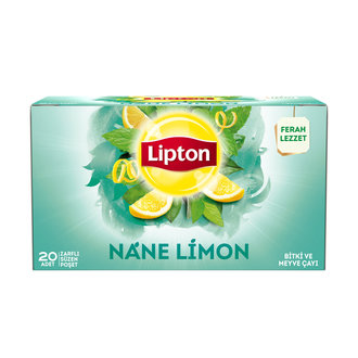 Lipton Bitki Çayı Nane Limon 20'Li Bardak Poşet 40 G