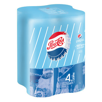 Pepsi Cola Kutu 4X250 Ml