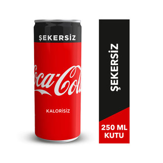 Coca-Cola Şekersiz 250 Ml Kutu