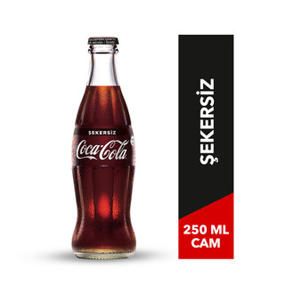 Coca-Cola Şekersiz 250 Ml Cam Şişe