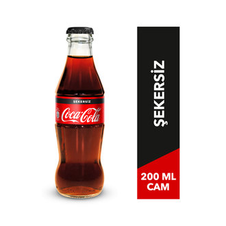 Coca-Cola Şekersiz 200 Ml Cam Şişe