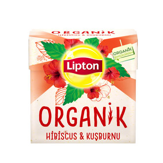 Lipton Organik Hibiscus&Kuşburnu Çayı 20'li 40 G