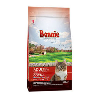 Bonnie Cocktail Adult Kuru Kedi Maması 500 G