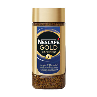 Nescafe Gold Çözünebilir Kahve Kafeinsiz 100 G Kavanoz