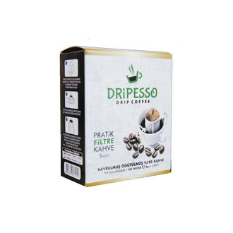 Dripesso Pratik Filtre Kahve 5'Li (5x8G) 40 G