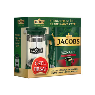 Jacobs Monarch Filtre Kahve 500G +French Press Hediyeli
