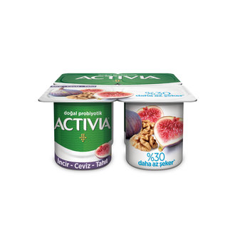 Activia Doğal Probiyotikli İncir&Ceviz&Tahıl Yoğurt 4X100 G