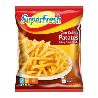 Superfresh Çıtır Çubuk Patates 1000 G