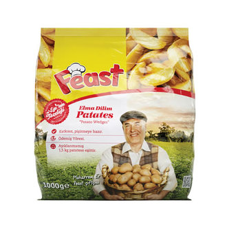 Feast Elma Dılımlı Patates 1 Kg