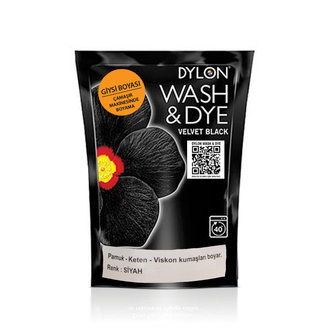 Dylon Wash & Dye Giysi Boyası Siyah 350 G