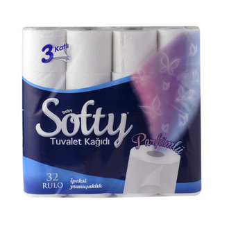 Softy 3 Katlı Parfümlü Tuvalet Kağıdı 32'Li