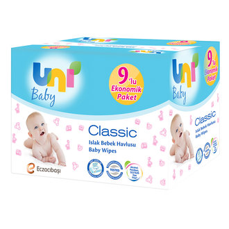 Uni Baby Classic Islak Havlu 9X56 Adet