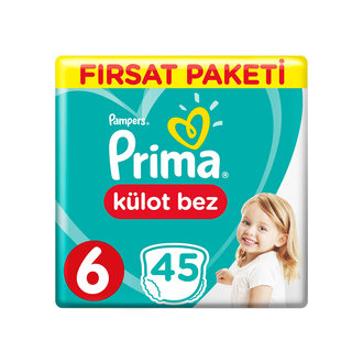 Prima Külot Bez 6 Extra Large Fırsat Paket 45 Adet 15+ Kg