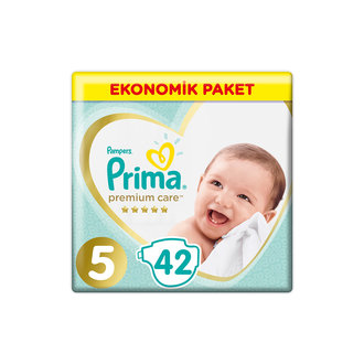 Prima 5 Beden Premium Care Junior Ekonomik 42 Adet 11-18 Kg