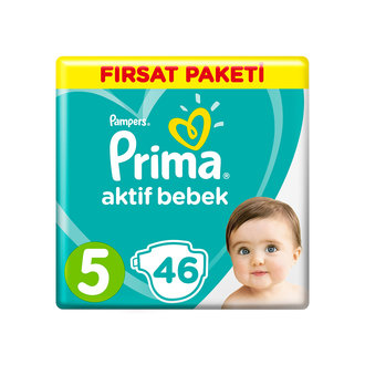 Prima Aktif Bebek Fırsat Paketi 5 No Junior 5 46'lı