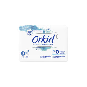 Orkid Essential Protection Eko Paket Gece 10'Lu