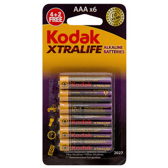 Kodak Xtralife Alkalin İnce Pil Aaa 4+2