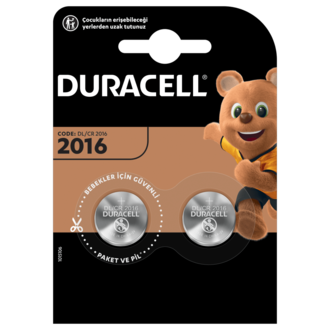 Duracell Düğme Pil 2'Li 2016