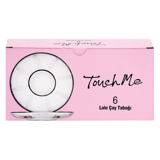 Touch Me(54742) Lale Çay Tabağı 6'Lı