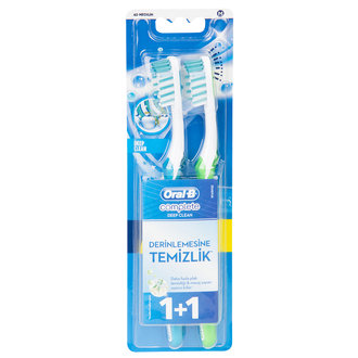 Oral-b Advantage Komple Temizlik Diş Fırçası 40 Orta ( 1+1 Paket )