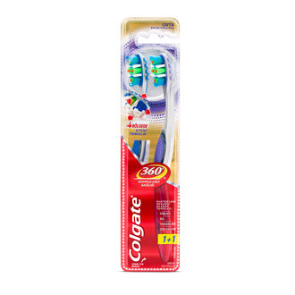 Colgate 360 Gelişmiş Komple Temizlik Orta 1+1 Diş Fırçası