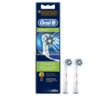 Oral-b Şarjlı Diş Fırçası Yedeği Cross Action 2'Lı