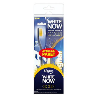 Signal White Now Gold 75 Ml+Beyaz Güç Fırça Set