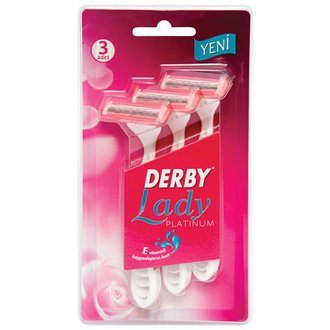 Derby Lady Platinum Blister 3'Lü