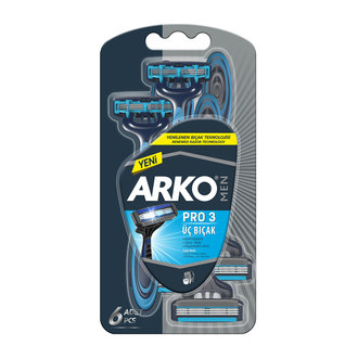 Arko Men Tıraş Bıçağı Pro 3 6'lı