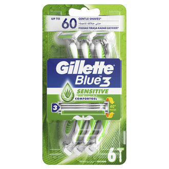Gillette Blue 3 Sensitive Tıraş Bıçağı 6'lı