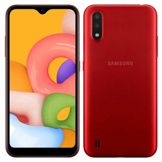 Samsung Galaxy A01 16Gb Kırmızı Cep Telefonu