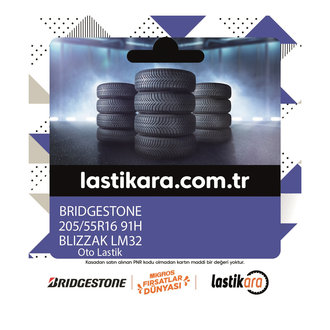 Bridgestone 205/55r1691h Blizzak Lm32 Kış Lastiği Pnr(1Adet)