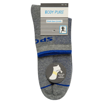 Body Pure Erkek  Spor Patik Çorap 4007