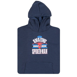Lisanslı Spiderman Şal Yaka Sweatshirt 7-12Y