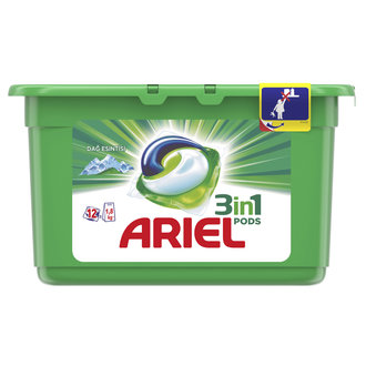 Ariel 3'Ü 1 Arada Pods Sıvı Çamaşır Deterjanı Kapsülü Dağ Esintisi 12 Yıkama