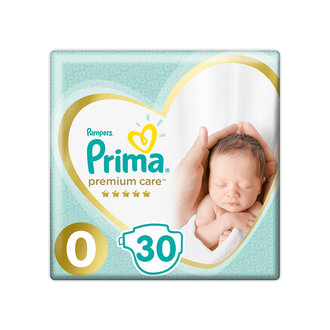 Prima 0 Beden Bebek Bezi Premium Care Premature Tekli Paket 30 Adet 0-2.5 Kg