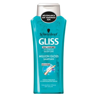 Gliss Million Gloss Parlaklığını Yitirmiş Sönük Saçlar İçin Şampuan 400 Ml