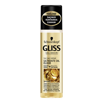 Gliss Ultimate Oil Elixir Çok İşlem Görmüş Ve Yıpranmış Saçlar İçin Sıvı Saç Kremi 200 Ml