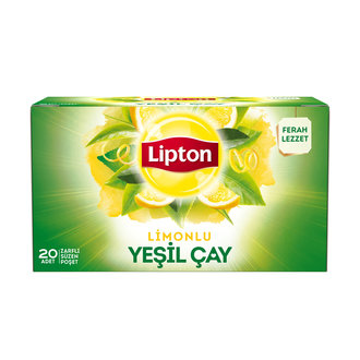 Lipton Limonlu Yeşil Çay Bardak Poşet 20'Li