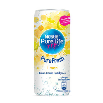 Nestle Purelife Purefresh Limon Aromalı Gazlı İçecek 250 Ml