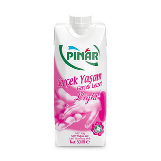 Pınar Extra Light Süt 500 Ml ( Yağsız )