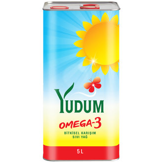 Yudum Omega 3 Ayçiçek Yağı 5 L