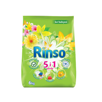 Rinso Matik Toz Çamaşır Deterjanı Kır Bahçesi 40 Yıkama 6 Kg