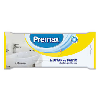 Premax Mutfak & Banyo Islak Temizlik Bezi